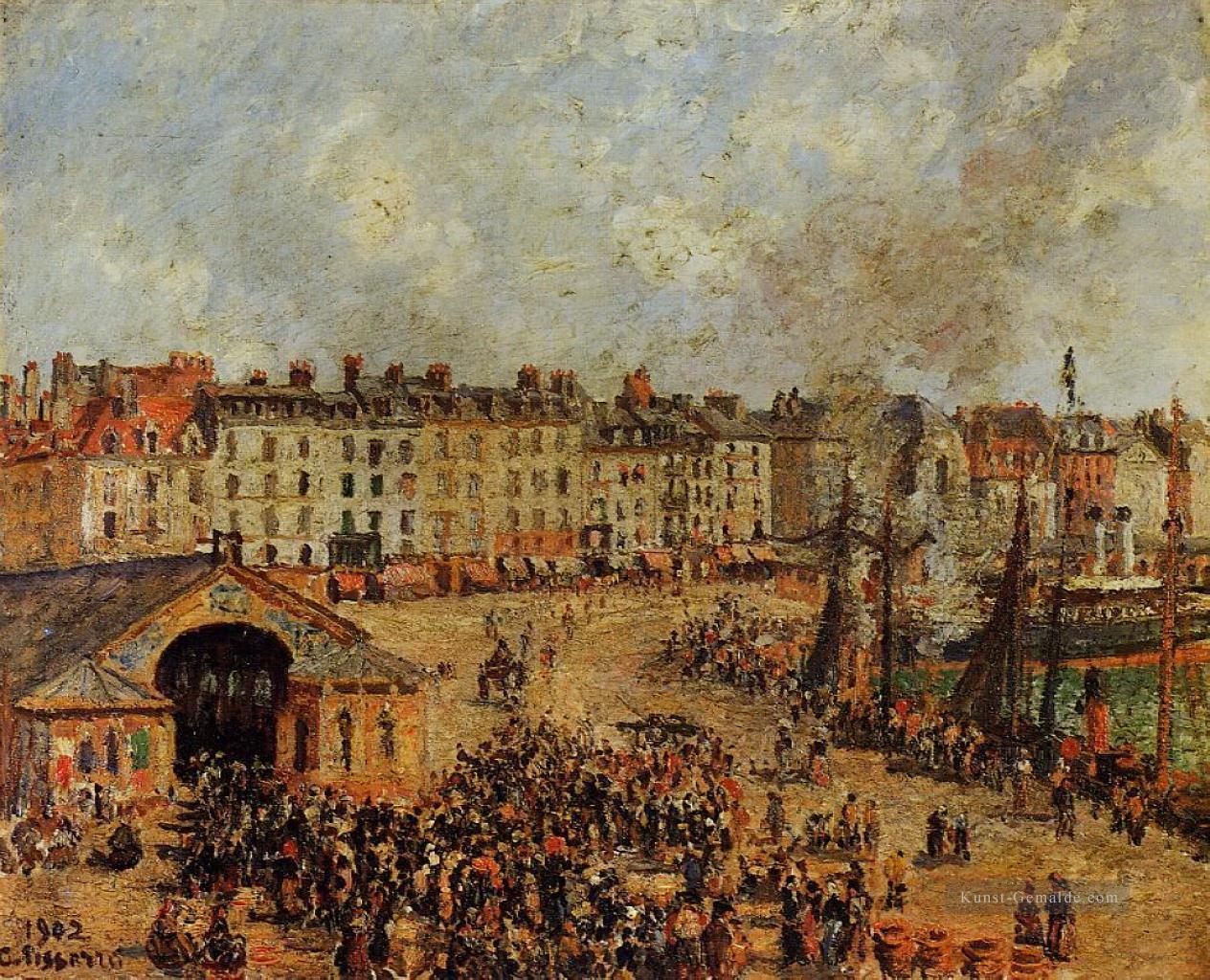 dem Fischmarkt dieppe 2 1902 Camille Pissarro Pariser Ölgemälde